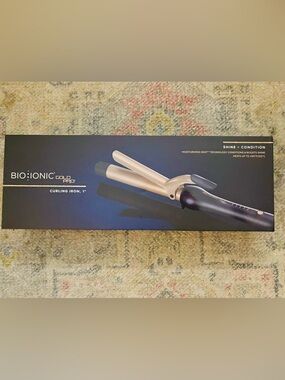 Bio Ionic Gold Pro 1" Curling Iron - Black & Gold